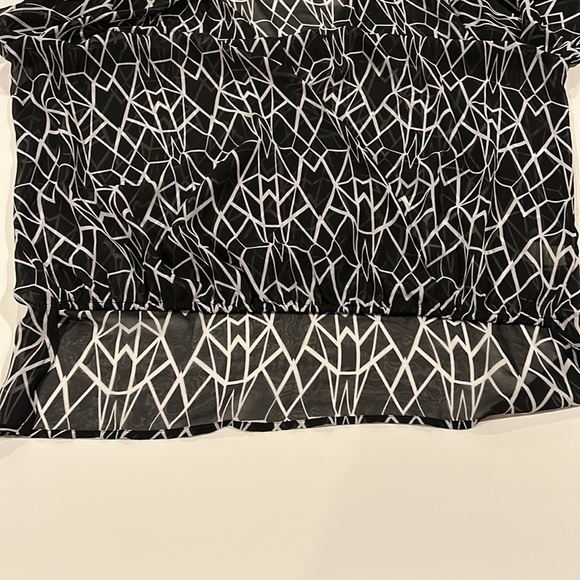 Bisou Bisou Sheer Blouse L - Picture 4 of 6